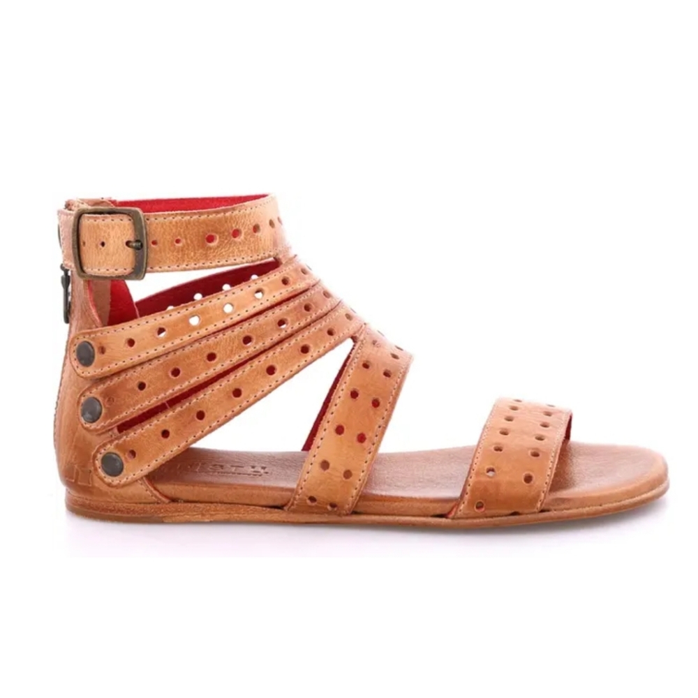 Bed Stu Artemis Gladiator Sandal Red/ Orange 8